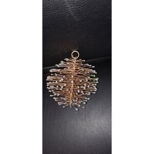 Vintage Christmas Ornament Dillards Sparkly Pine Cone Ball